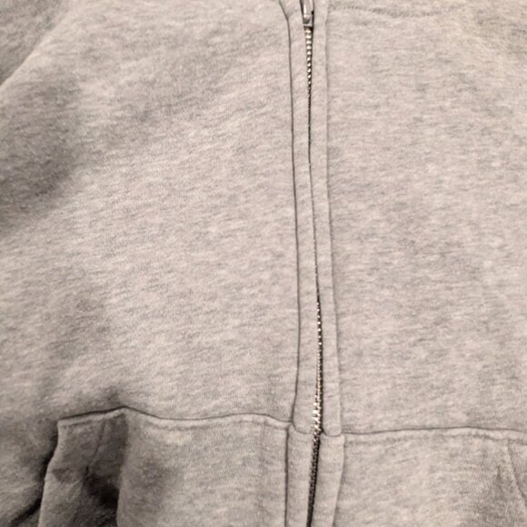 Gap VintageSoft Full-Zip Wedge Hoodie (Gray) - Picture 15 of 15